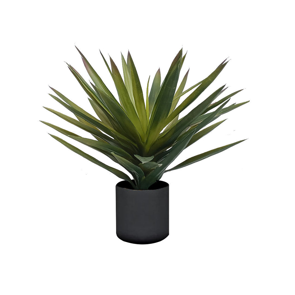 NNEAGS 45cm Yucca Plant Giant Palm Lily Artificial Plant Tabletop Home Accent Decor