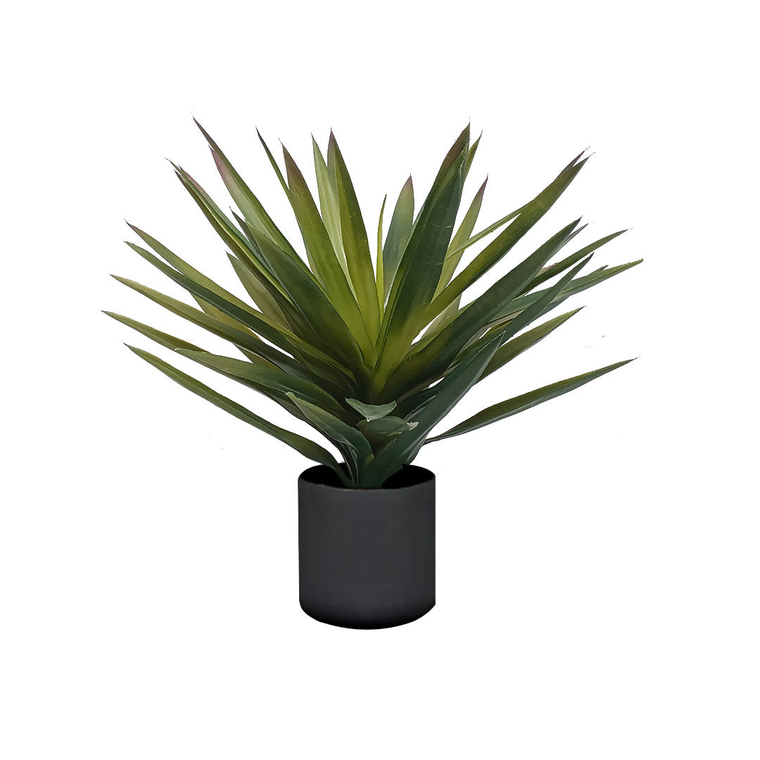 NNEAGS 45cm Yucca Plant Giant Palm Lily Artificial Plant Tabletop Home Accent Decor