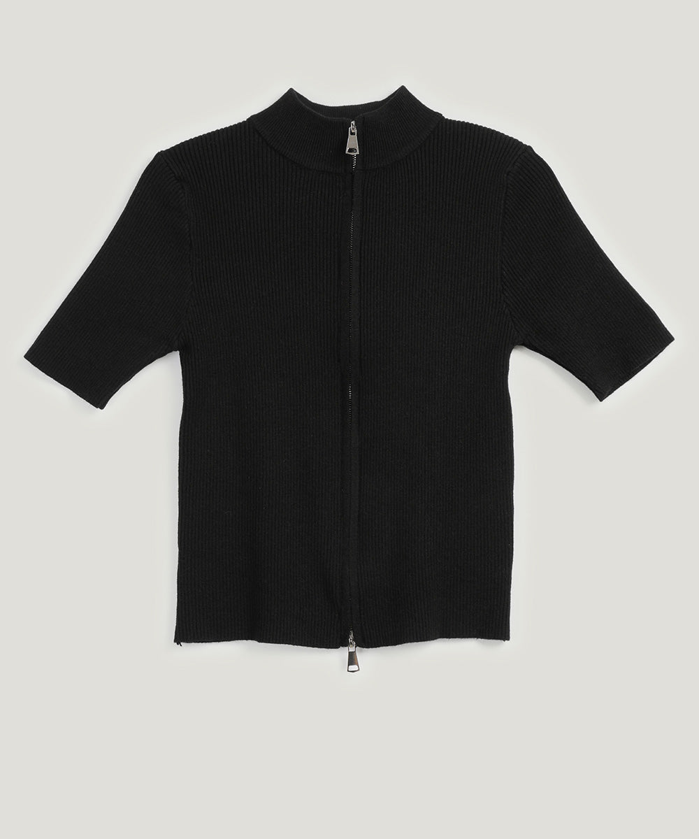 [TWEE] Tonb Two-Way Zipper Knit Zip-Up