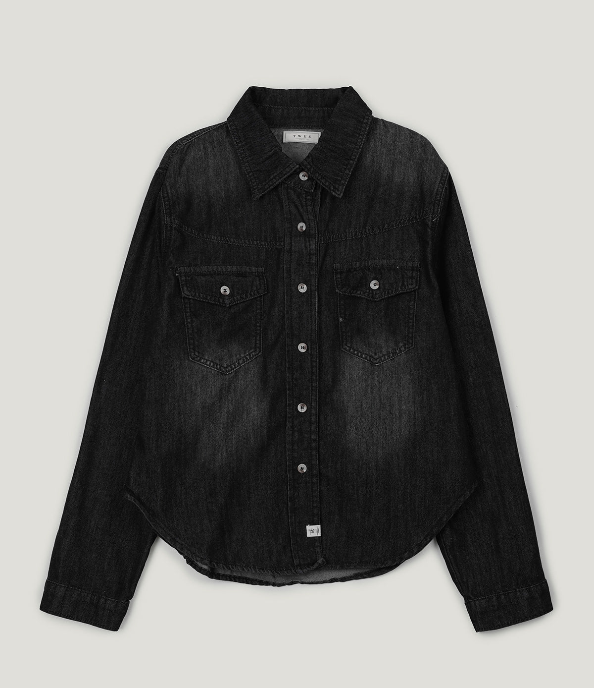 [TWEE] Myuden Pocket Denim Long Sleeve Shirt