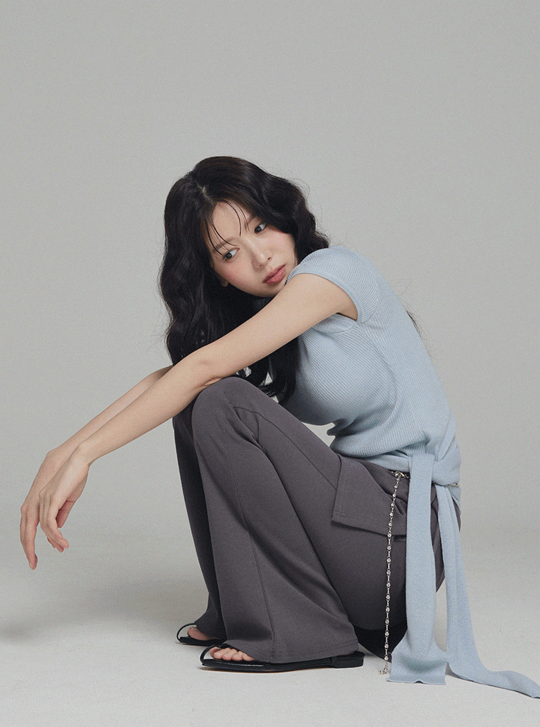 [TWEE] Ond Layered Knit Set