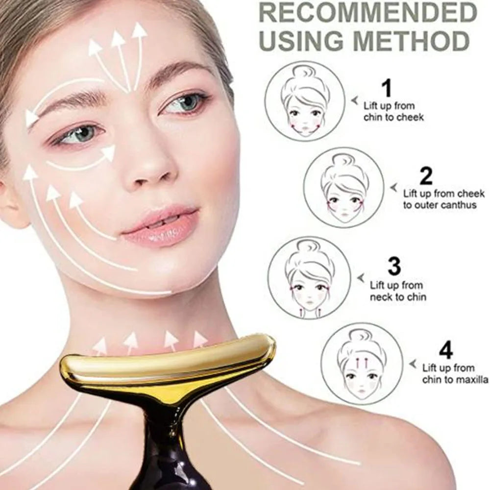 NNEOBA 3-in-1 Face Massager V-Line Lifting & Anti-Aging Black