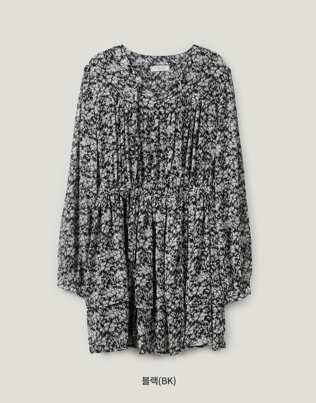 [TWEE] Sita Printed Chiffon Tiered Long Dress