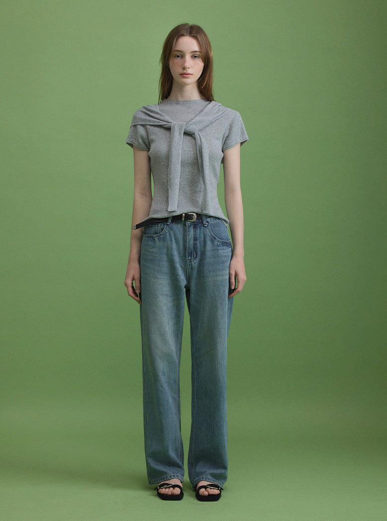 [TWEE] Ond Layered Knit Set