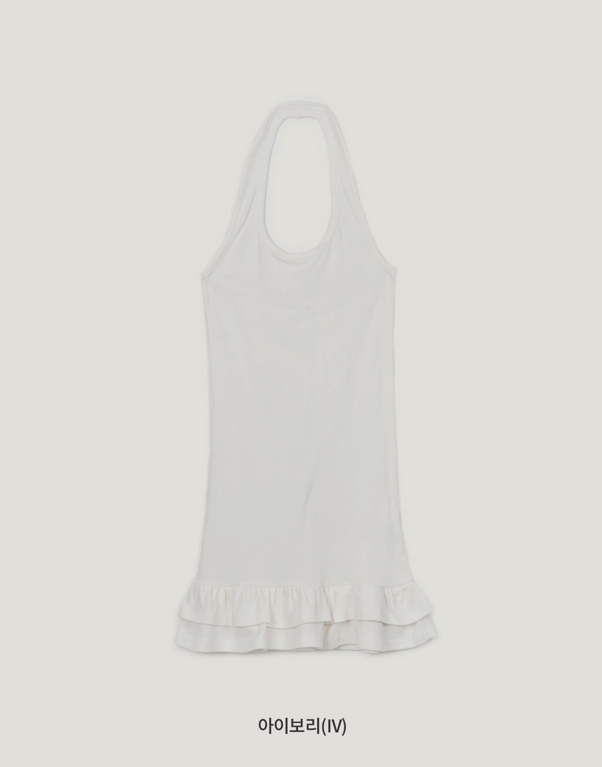 【TWEE】Beol halterneck frill sleeveless top.