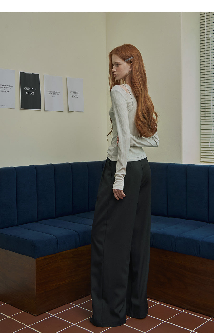 [TWEE]Durn Cut-Out Layered T-Shirt