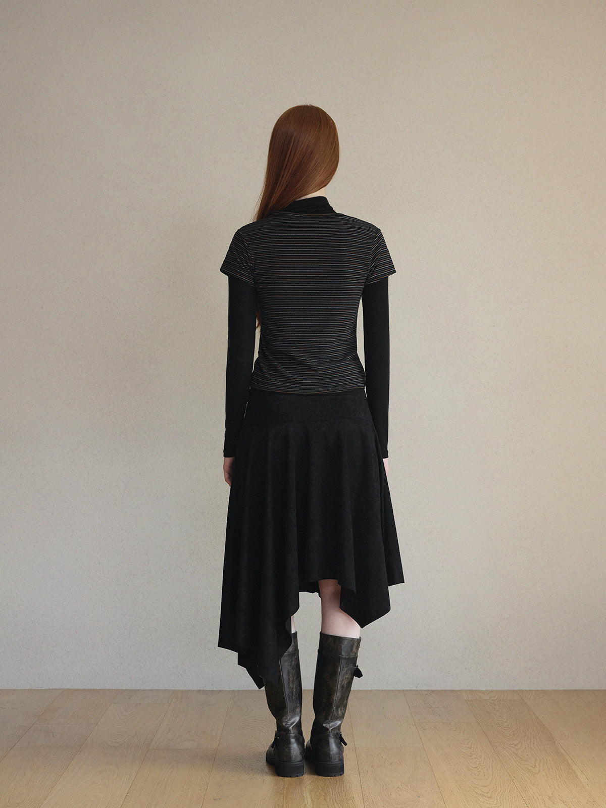 [TWEE] Dcole Stripe Peach Short Sleeve Tee