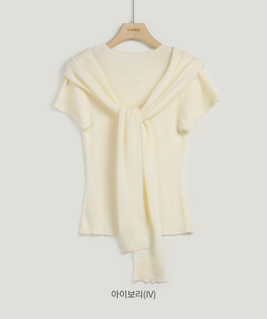 [TWEE] Ond Layered Knit Set