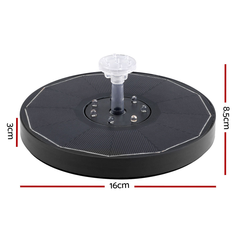 NNEDSZ Floating Solar Pond Water Fountain Pump Outdoor Fountains LED Light