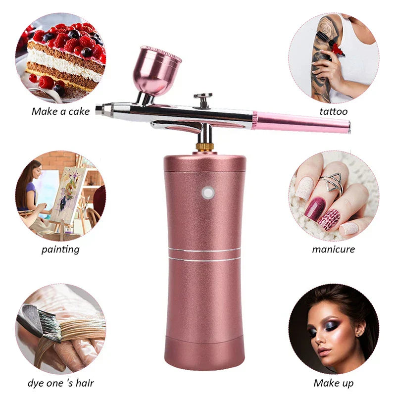 NNEOBA Spray Face Steamer - High Pressure, Moisturizing, Facial Pore Cleaner, Skin Care Airbrush