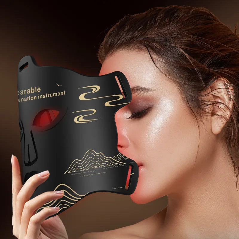 NNEOBA Red LED Infrared Anti-Aging Mask