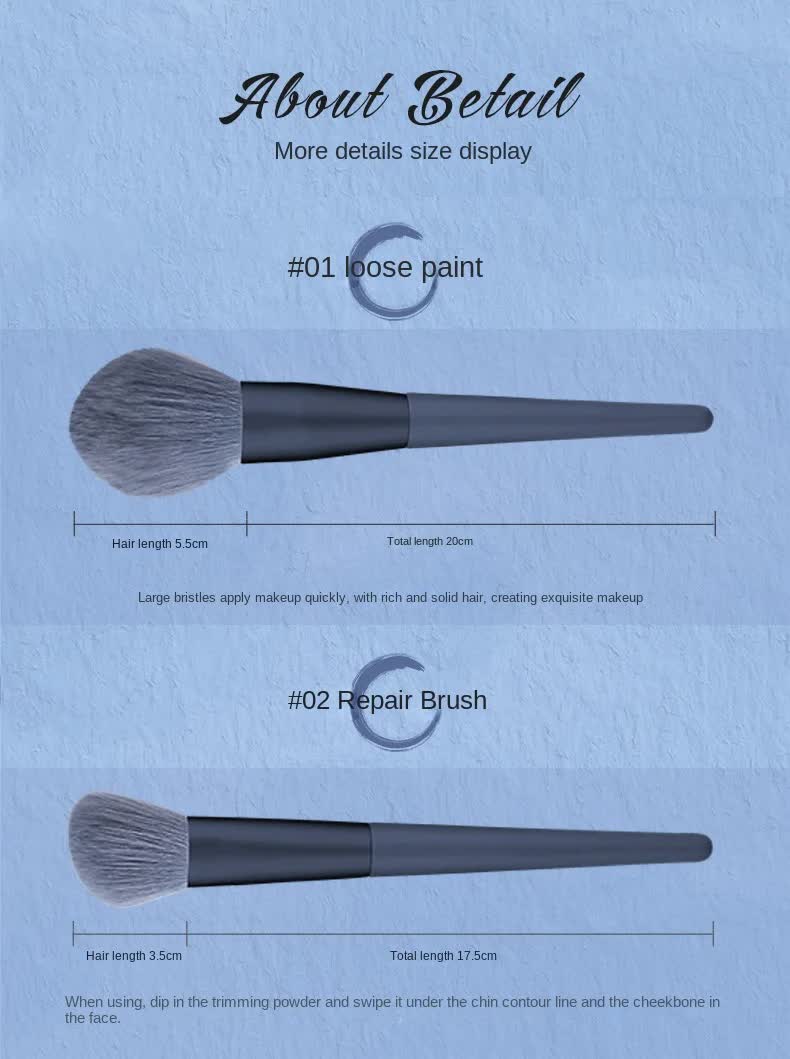 NNEDSZ Gray purple 12-Piece Professional Makeup Brush Set with Cosmetic Bag - Premium Synthetic Fiber, Wooden Handle, Aluminum Tube