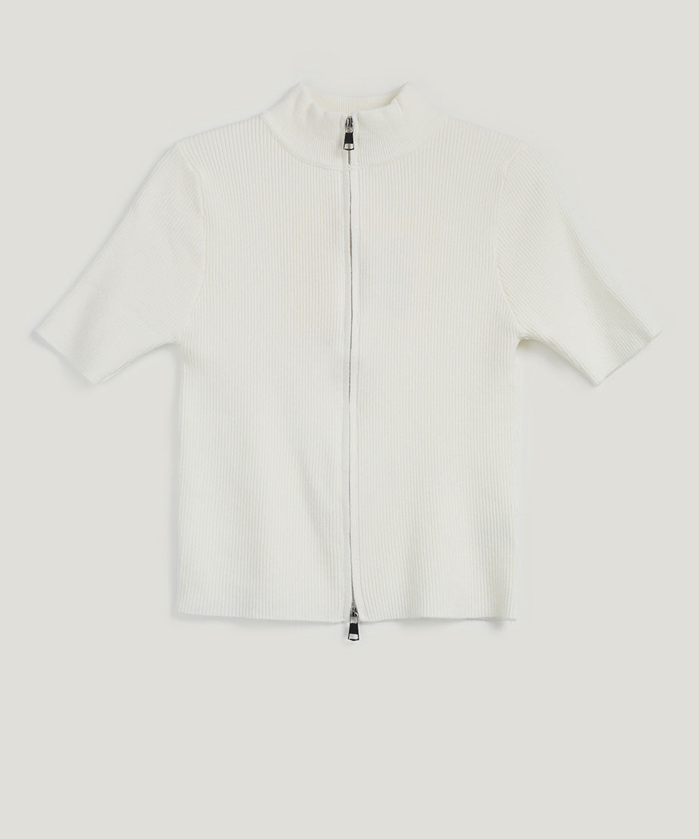 [TWEE] Tonb Two-Way Zipper Knit Zip-Up