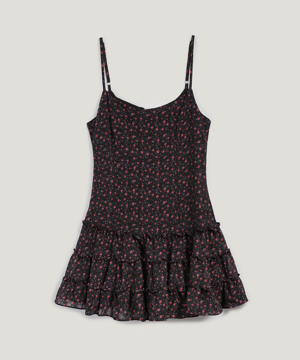 [TWEE] Ldoor Ruffle Mini Dress