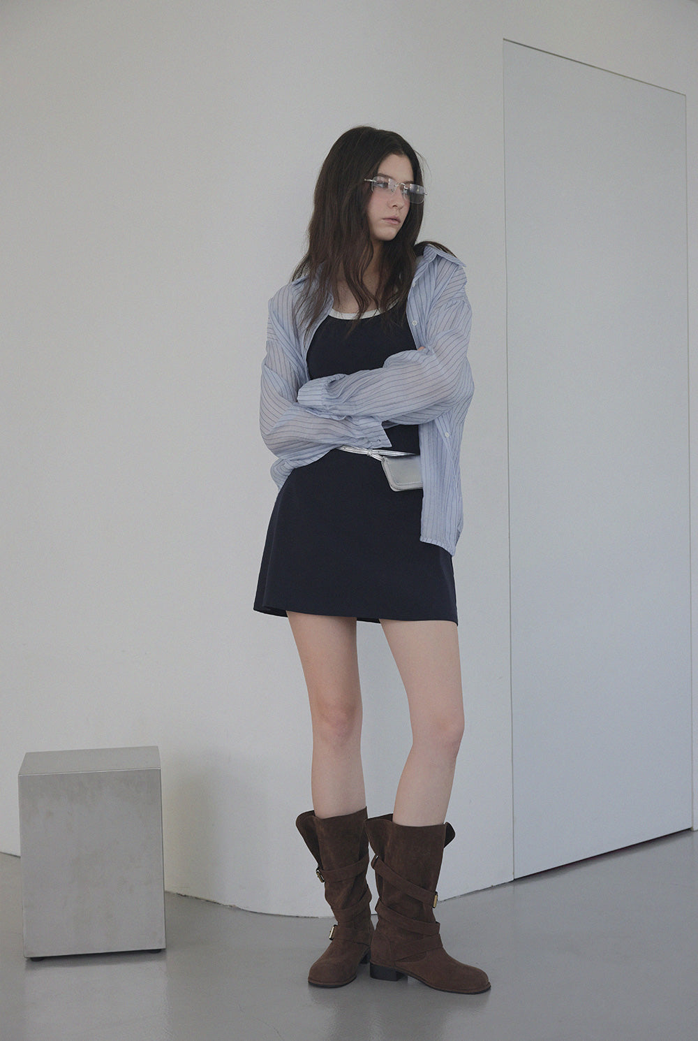 [TWEE] Newman sleeveless mini dress